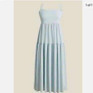 JCREW TIE-BACK KNIT TIERED DRESS